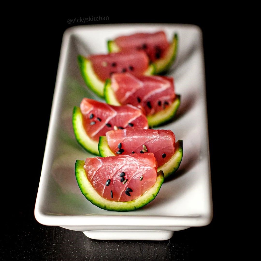This Sushi Dish Looks Like Slices of Watermelon